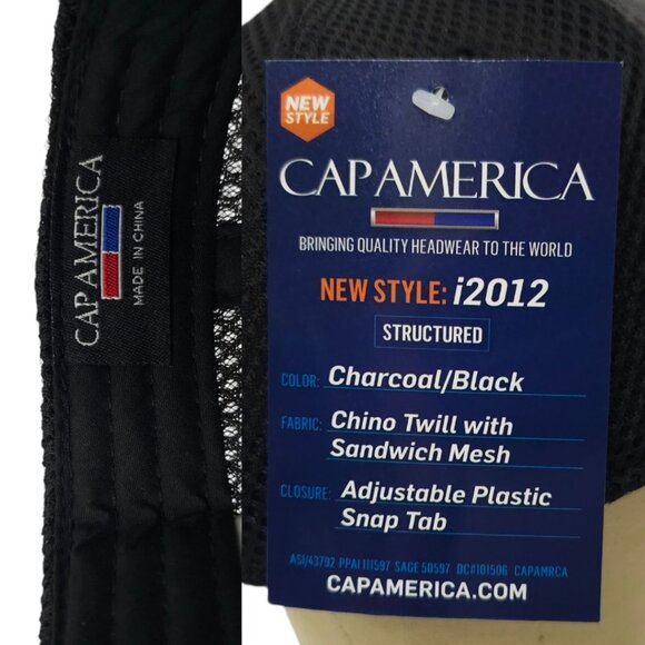 Sierra Trading Post Snapback Cap Embroidered Logo Mesh Trucker Baseball Hat Gray - Picture 8 of 13